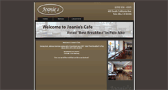 Desktop Screenshot of joaniescafepaloalto.com